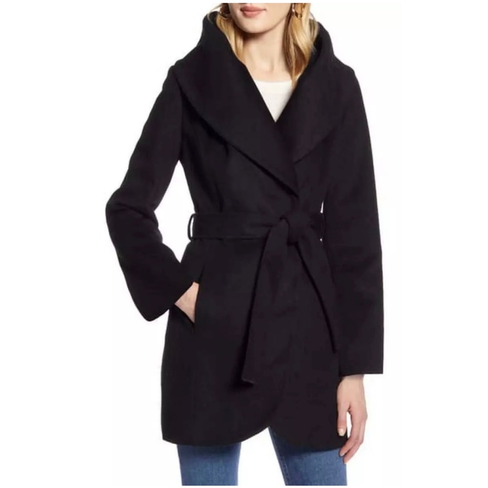 Halogen | Wool Blend Wrap Coat